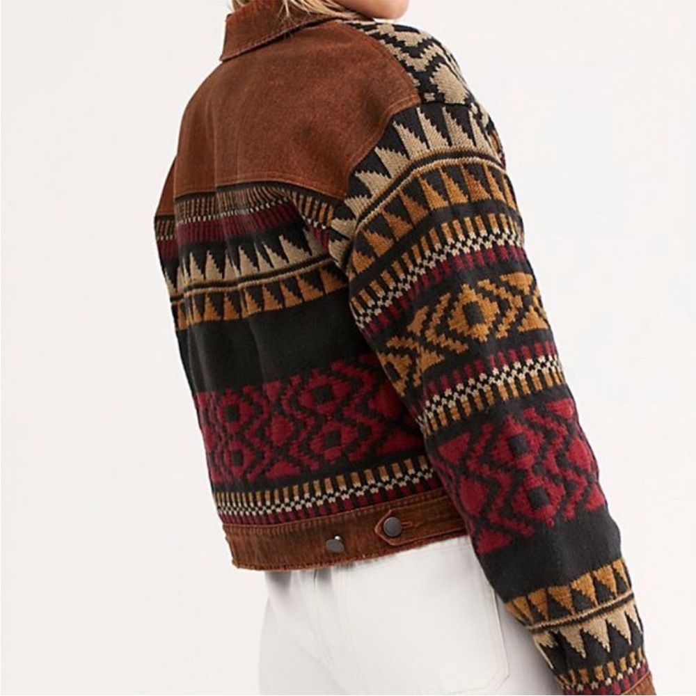 Free people lakeside denim jacket